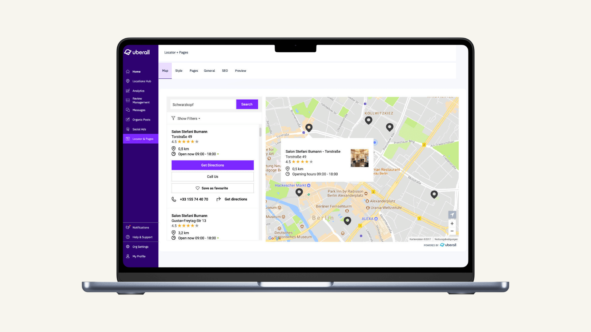 Interfaccia Uberall per le agenzie REMAX