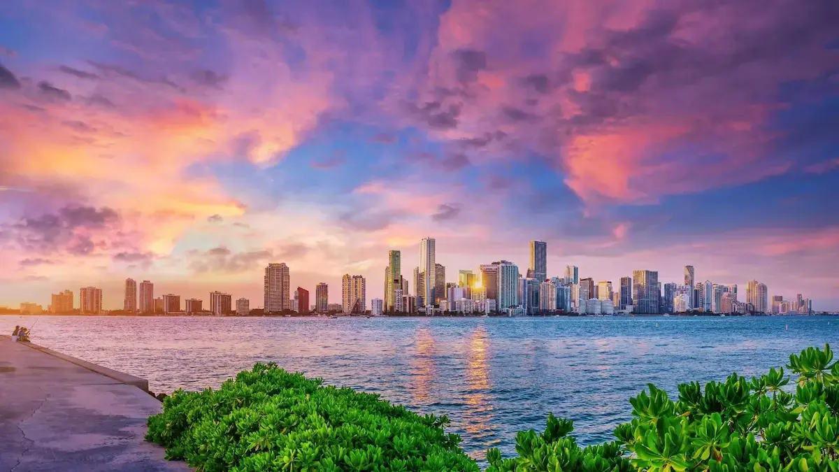 Panorama della città di Miami
